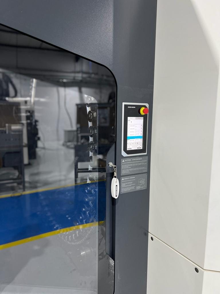Operator panel of a new DMG MORI centre.