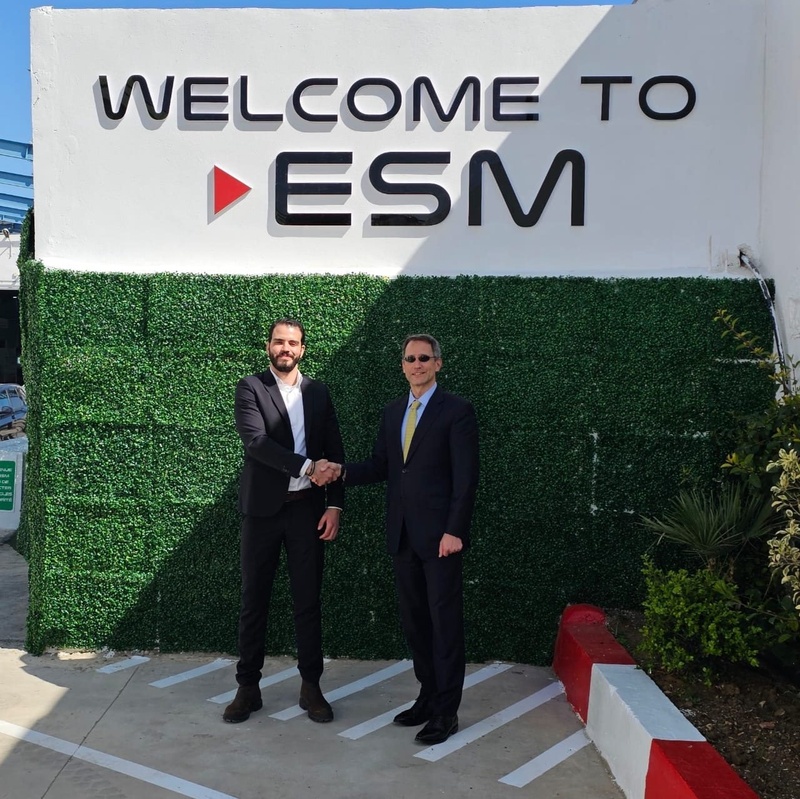 Welcome at the entrance of the Ben Arous plant.